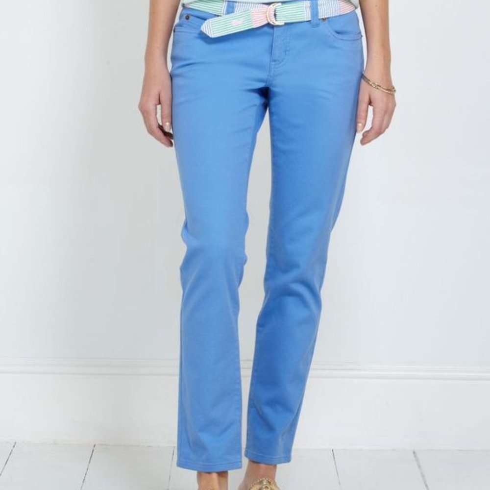 Vineyard Vine Preppy Light Blue Shelby Ankle Jeans